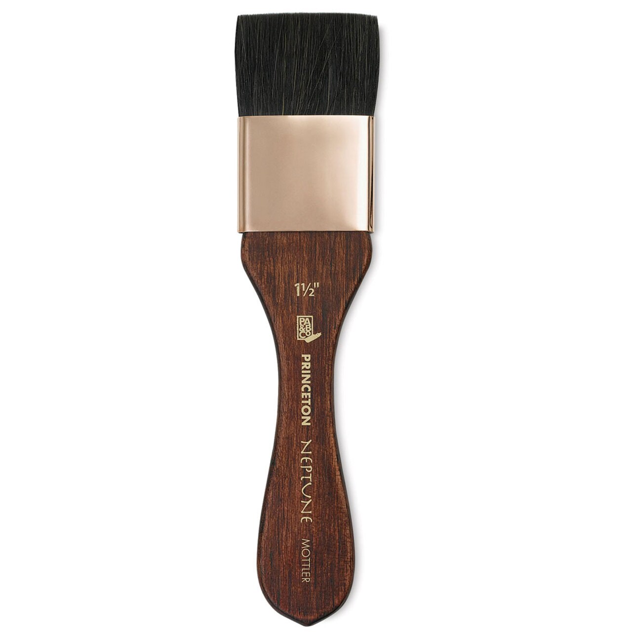 Princeton Neptune Synthetic Squirrel Brush - Mottler, Short Handle, 1-1/2